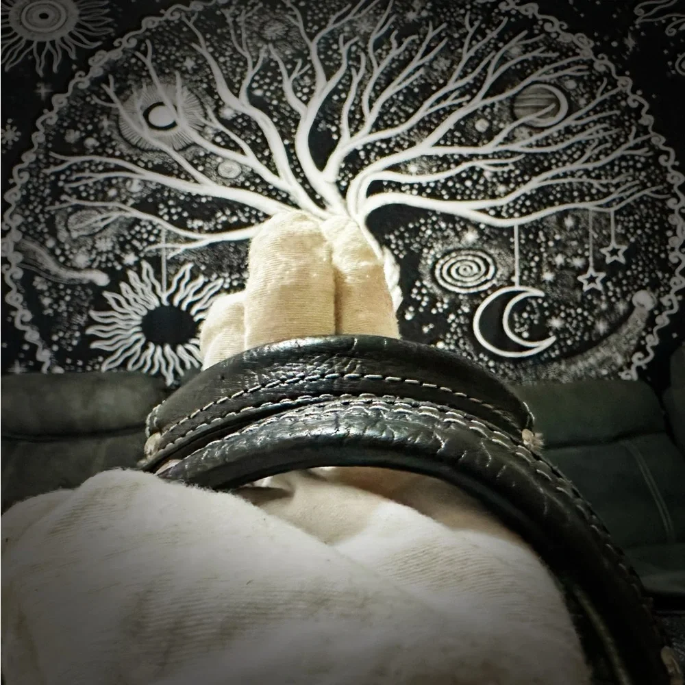 Vintage style Y2K Coach Black Leather Tote Bag shoulder bag - Picture 15 of 16